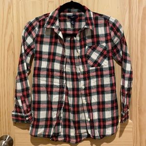 Long-sleeve Flannel Button Up